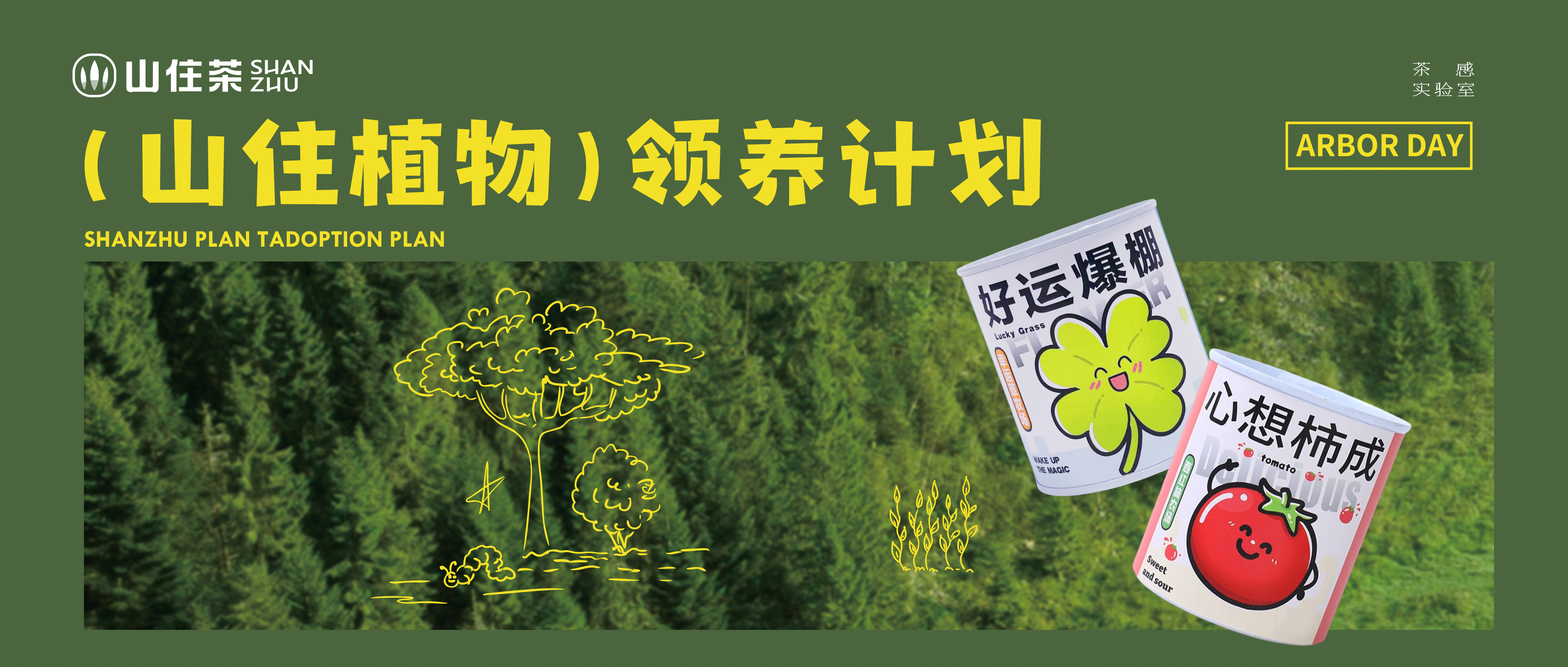山住茶植物盲盒免費送 來山里種春天